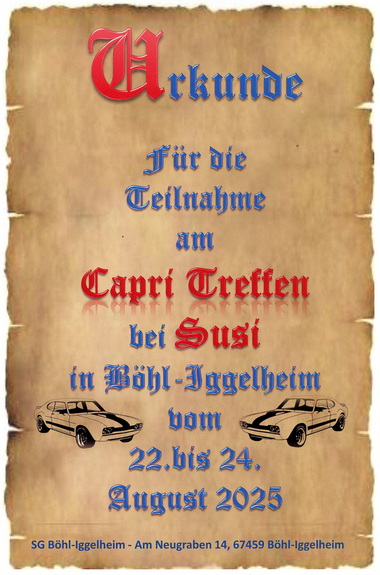 Die toll angefertigte Urkunde
The beautifully crafted certificate
Le certificat superbement réalisé Die toll angefertigte Urkunde
The beautifully crafted certificate
Le certificat superbement réalisé